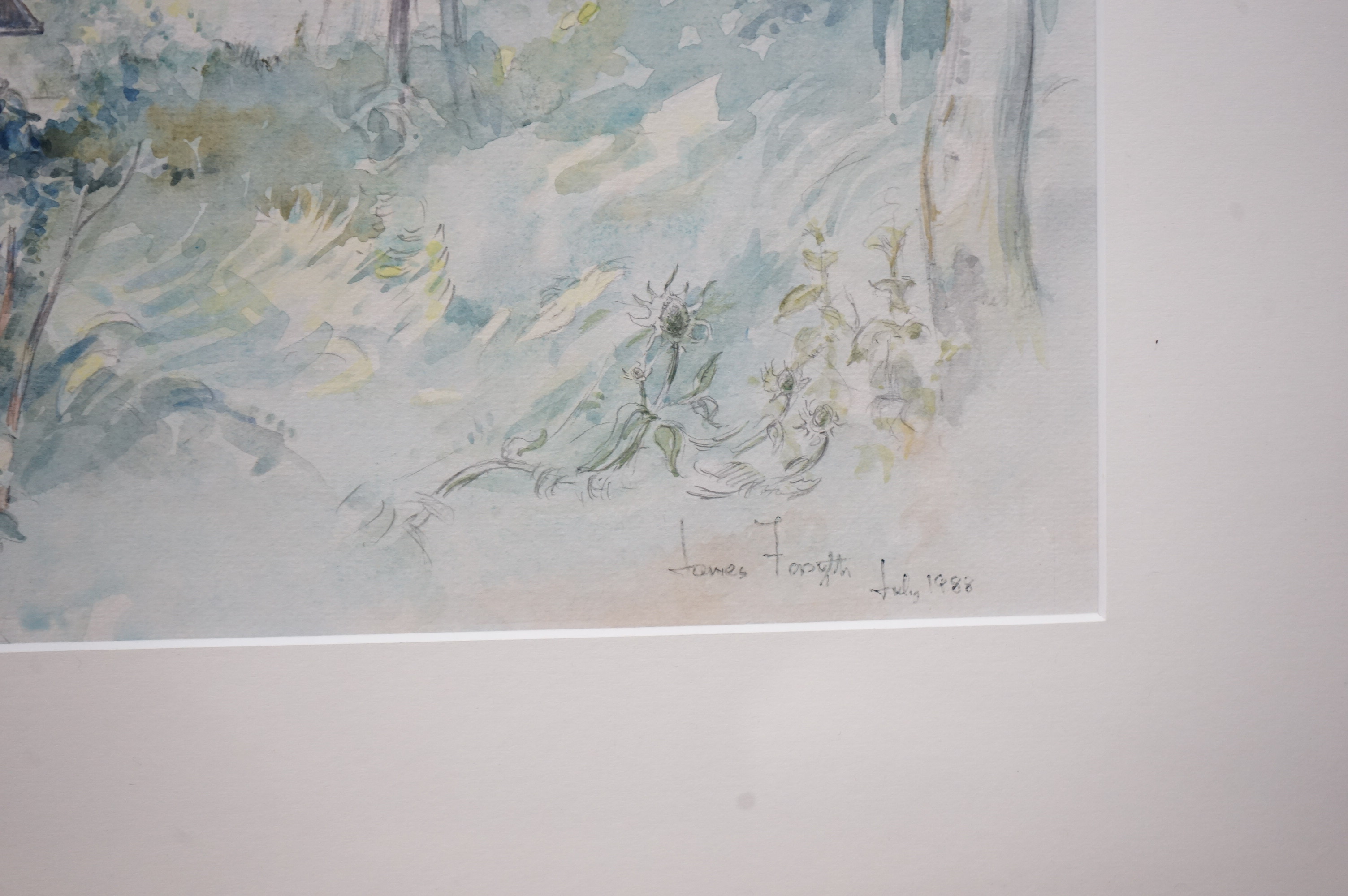 James Forsyth (20th. C), three watercolours, Landscapes, each signed, largest 32 x 45cm